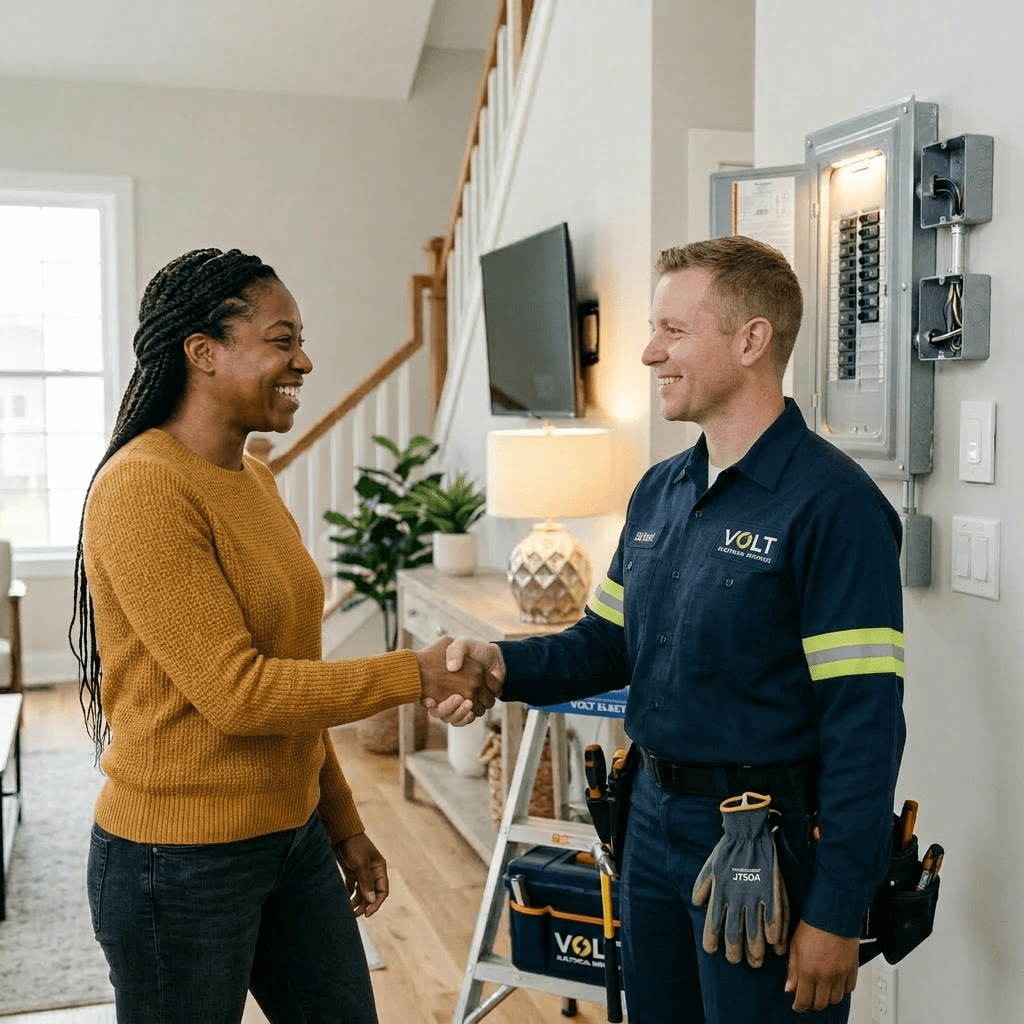 Make electrician a white male